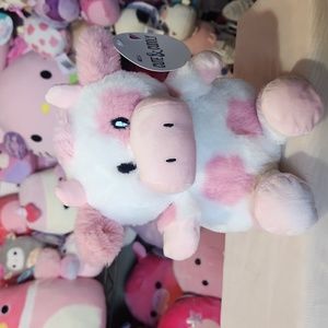 Cute & Cuddly Pink Cow Plush